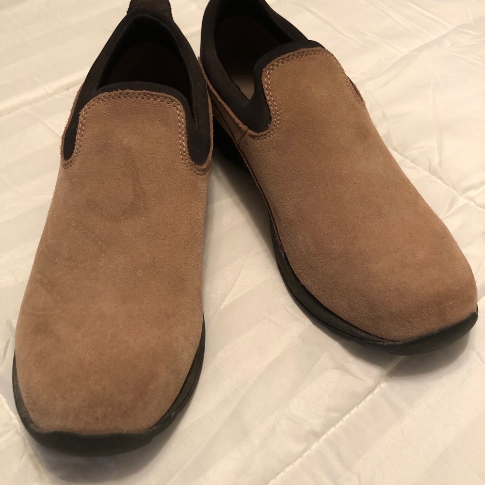 Lands End men’s suede shoes